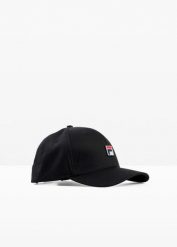 Czapka z daszkiem Fila. Czarne czapki z daszkiem damskie bonprix, bez wzorów. Za 59.99 zł.