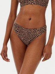MICHAEL Michael Kors Dół od bikini MM54110 Beżowy. Brązowe bikini damskie MICHAEL Michael Kors, bez wzorów. Za 229.99 zł.