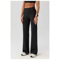 Damskie legginsy sportowe fitness Rough Radical Aven Long. Czarne legginsy damskie ROUGH RADICAL, bez wzorów. Za 189.90 zł.