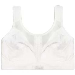 Biustonosz treningowy Shock Absorber Active D+ Classic. Białe biustonosze sportowe damskie CHAMPION, bez wzorów. Za 179.99 zł.