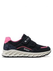 Primigi Sneakersy 3874511 D Granatowy. Niebieskie buty sportowe dziewczęce Primigi, bez wzorów, ze skóry, bez zapięcia. Za 219.99 zł.