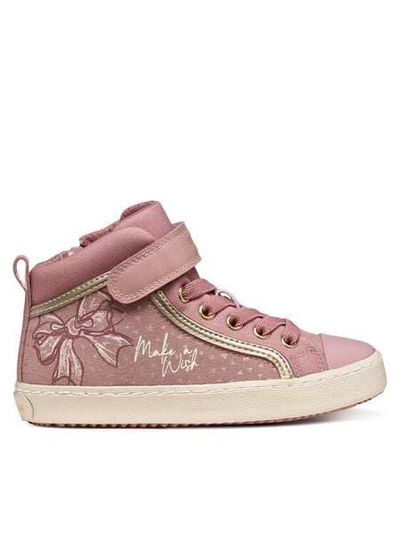 Geox Sneakersy J Kalispera J744GI 0DHBC C8A2U S Różowy. Czerwone buty sportowe dziewczęce Geox, bez wzorów, z materiału, bez zapięcia. Za 249.99 zł.