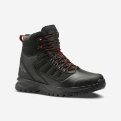 Second Life - Buty turystyczne męskie Quechua MH500 Mid... - Stan Doskonały. Czarne buty trekkingowe męskie QUECHUA, na zimę, z materiału, bez zapięcia, trekkingowe. Za 296.99 zł.