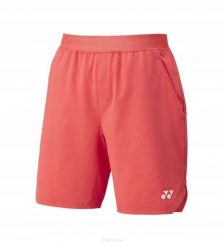 Spodenki tenisowe Yonex AO Shorts. Czerwone szorty męskie YONEX, bez wzorów, z materiału, eleganckie. Za 439.99 zł.