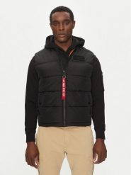 Alpha Industries Kamizelka 118109 Czarny Regular Fit. Czarne kamizelki męskie Alpha Industries, l, z syntetyku. Za 329.99 zł.