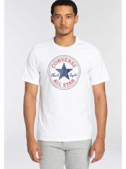 Converse Koszulka w kolorze białym rozmiar: XXXL. Białe t-shirty damskie Converse, bez wzorów, bez kołnierzyka. Za 72.95 zł.