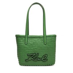 Torebka KARL LAGERFELD. Zielone torebki klasyczne damskie Karl Lagerfeld, bez wzorów, bez dodatków. Za 1,499.00 zł.
