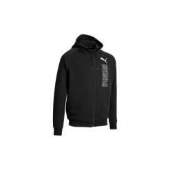 Bluza z kapturem na zamek Gym & Pilates męska. Czarne bluzy sportowe męskie Puma, m, z bawełny. Za 199.99 zł.