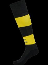 Hummel skarpety piłkarskie hmlESSENTIAL w paski czarny/żółty – BLACK/BLAZING. Czarne skarpetki damskie HUMMEL, bez wzorów, z bawełny. Za 79.95 zł.