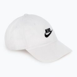 Czapka z daszkiem Nike Club Unstructured Futura Wash. Białe czapki męskie Nike, bez wzorów, z bawełny. Za 109.99 zł.
