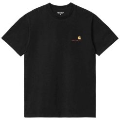 T-shirt Carhartt wip I029956.89XX.03 unisex. Czarne t-shirty damskie Carhartt, l, bez wzorów, z materiału, bez kołnierzyka. Za 205.20 zł.