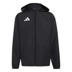 Kurtka adidas Entrada 26. Białe kurtki męskie Adidas, bez wzorów, sportowe, bez kaptura. Za 121.99 zł.