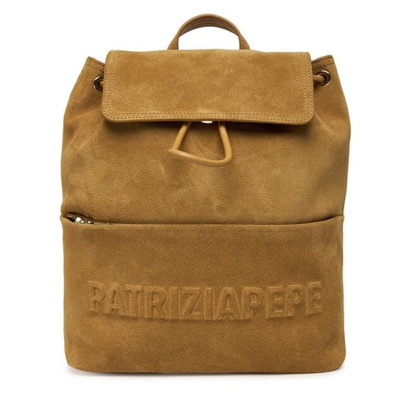 Plecak Patrizia Pepe. Brązowe plecaki damskie Patrizia Pepe, bez wzorów. Za 1,189.00 zł.