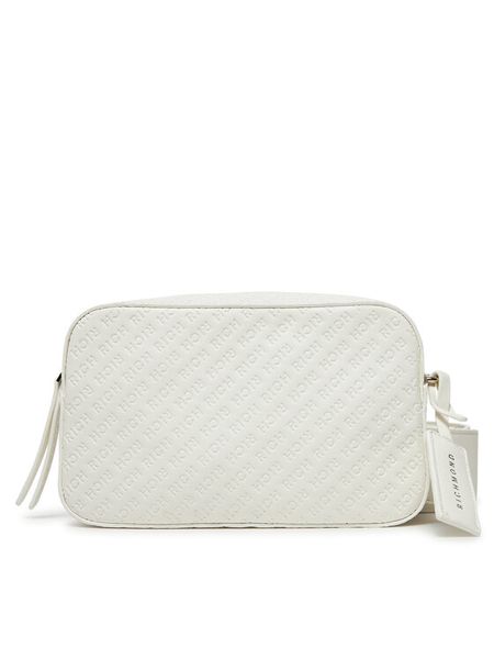 John Richmond Torebka RWA24054BO Biały. Białe listonoszki damskie John Richmond, bez wzorów, ze skóry, bez dodatków. Za 269.99 zł.