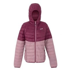 Damska kurtka z kapturem Regatta Hillpack IV. Czerwone kurtki damskie Regatta, m, bez wzorów, z materiału, z kapturem. Za 119.99 zł.