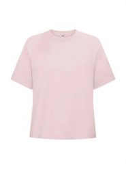 Clique Over-T Women Oversize T‑shirt z bawełny. Czerwone t-shirty damskie CLIQUE, m, bez wzorów, z bawełny, bez kołnierzyka. Za 122.77 zł.