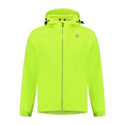 Kurtka przeciwdeszczowa Rogelli Commuter Core. Żółte kurtki damskie Rogelli, l, bez wzorów, biznesowe, bez kaptura. Za 240.00 zł.