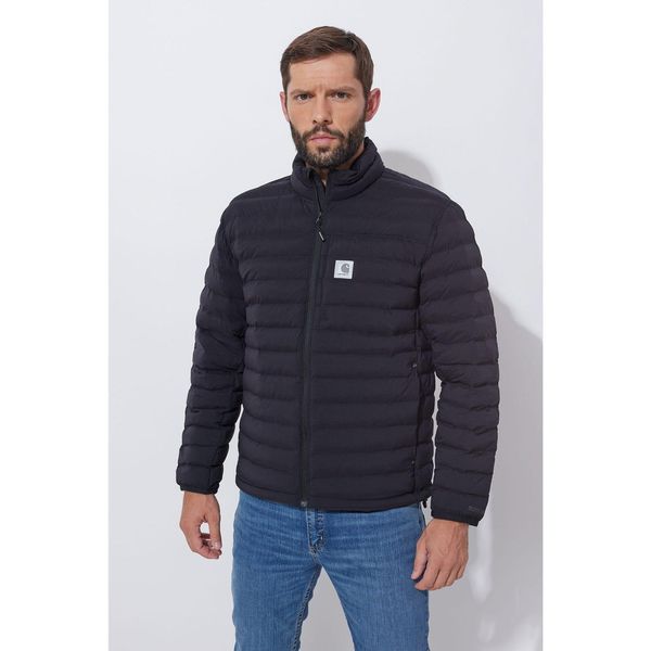 Kurtka turystyczna męska Carhartt Lightweight Durable Stretch. Czarne kurtki męskie Carhartt, m, bez wzorów, sportowe, bez kaptura. Za 860.00 zł.