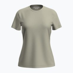 Koszulka trekkingowa damska icebreaker Merino 150 Tech Lite III Tee. Szare bluzki damskie Icebreaker, bez wzorów, bez kołnierzyka. Za 259.99 zł.