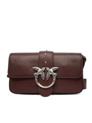 PINKO Torebka Love One Slouchy Zip Mini AI 25-26 PLTT 105345 A2JG Brązowy. Brązowe torebki klasyczne damskie Pinko, bez wzorów, ze skóry, bez dodatków. Za 1,979.00 zł.