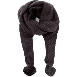 Szal TRUSSARDI JEANS - Stole Pon Pon Knitted 59Z00027 E280. Szare szaliki i kominy damskie TRUSSARDI JEANS, bez wzorów, z jeansu. W wyprzedaży za 109.00 zł.
