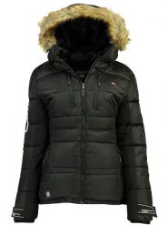 Geographical Norway Kurtka zimowa "Bersil" w kolorze czarnym rozmiar: L. Czarne kurtki damskie Geographical Norway, na zimę, l, bez wzorów, z puchu, bez kaptura. Za 259.13 zł.