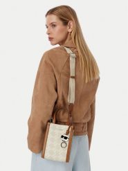 KARL LAGERFELD Torebka B3W30139 Kremowy. Białe torebki klasyczne damskie Karl Lagerfeld, bez wzorów, ze skóry, bez dodatków. Za 779.99 zł.