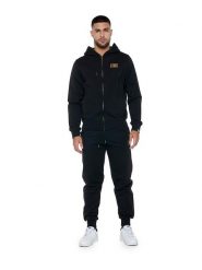 Bluza z kaptur na co dzień na siłownię. Czarne bluzy sportowe męskie LEONE 1947 APPAREL, xl, z dresówki. Za 437.84 zł.