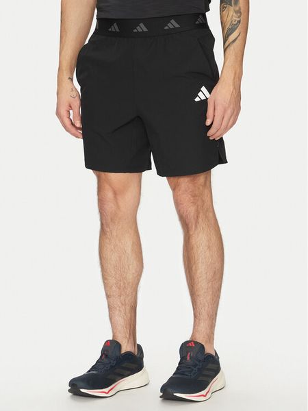 Adidas Szorty sportowe Gym+ JC5244 Czarny Slim Fit. Czarne szorty męskie Adidas, bez wzorów, z syntetyku, sportowe. Za 179.99 zł.