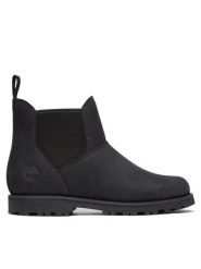Timberland Botki Asphalt Trail Chls Boot TB0A2H5T0151 Czarny. Czarne botki dziewczęce Timberland, bez wzorów, z nubiku, bez ramiączek. Za 339.99 zł.