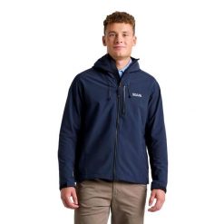 Bluza Z Kapturem Softshell Slam Dorosłych. Niebieskie bluzy z kapturem męskie SLAM, s, z materiału. Za 849.99 zł.
