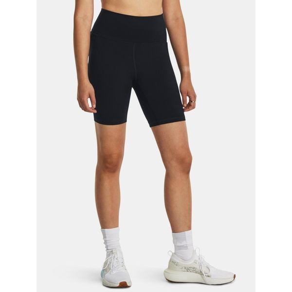 Spodenki treningowe damskie Under Armour Meridian Bike 7in. Czarne szorty damskie Under Armour, bez wzorów. Za 199.99 zł.