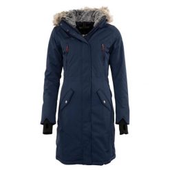 Wodoodporna parka dla kobiet Whis Coach. Niebieskie parki damskie WHIS, na zimę, l, z aplikacjami, z elastanu. Za 1,338.50 zł.
