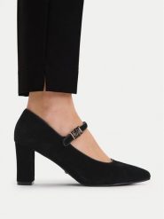 MEXX Czółenka EO-WS3990-02 Czarny. Czarne czółenka damskie Mexx, bez wzorów, bez obcasa. Za 349.99 zł.