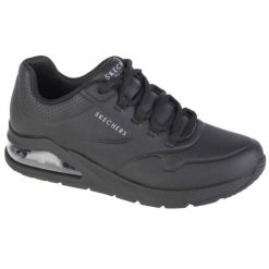 Buty sportowe Sneakersy damskie, Skechers Uno 2 - Air Around You. Czarne buty sportowe na co dzień damskie Skechers, bez wzorów, z materiału, trekkingowe. Za 365.00 zł.