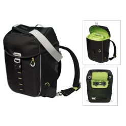 Wodoodporny plecak i pasek na ramię Basil miles daypack 17L. Czarne paski męskie BASIL, bez wzorów, sportowe. Za 356.95 zł.