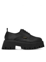 G-Star Raw Półbuty WI34-MANYA-02 Czarny. Czarne półbuty damskie G-Star Raw, bez wzorów, z nubiku, retro, bez obcasa, na płaskiej podeszwie. Za 349.99 zł.