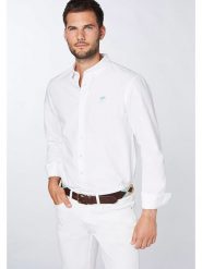 Polo Sylt Koszula - Regular fit - w kolorze białym rozmiar: L. Białe koszule męskie Polo Sylt, l, bez wzorów, z bawełny, bez kołnierzyka, bez ramiączek. Za 140.53 zł.