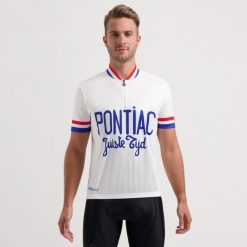 Koszulka rowerowa męska Rogelli Wagtmans. Białe t-shirty sportowe męskie Rogelli, m, bez ramiączek, rowerowe. Za 294.99 zł.