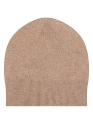AUTHENTIC CASHMERE Kaszmirowa czapka "Manti" w kolorze beżowym rozmiar: onesize. Brązowe czapki zimowe damskie AUTHENTIC CASHMERE, z kaszmiru. Za 146.45 zł.