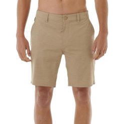 Rip Curl Boardwalk Phase Nineteen - Khaki. Brązowe szorty męskie Rip Curl, bez wzorów, sportowe. Za 264.35 zł.