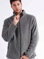 Admas Kurtka pluszowa w kolorze szarym rozmiar: L. Szare kurtki męskie admas, l, bez wzorów, bez kaptura. Za 176.08 zł.