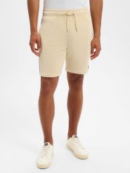 Ellesse szorty dresowe - Tomatro Mężczyźni beżowy, XL. Brązowe szorty męskie Ellesse, z dresówki, bez kołnierzyka. Za 249.95 zł.