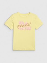 4F TSHIRT 164 (13-14 lat). Żółte koszulki dziewczęce 4f, bez wzorów, z bawełny, bez ramiączek. Za 39.99 zł.