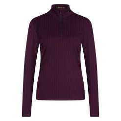 Damska koszulka do jazdy konnej Euro-Star Sole. Czerwone t-shirty damskie EURO-STAR, bez wzorów, bez kołnierzyka. Za 297.50 zł.