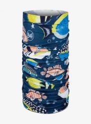 Chusta wielofunkcyjna Buff Coolnet UV - huambi navy. Niebieskie chusty i apaszki dziecięce Buff, z elastanu. Za 89.08 zł.