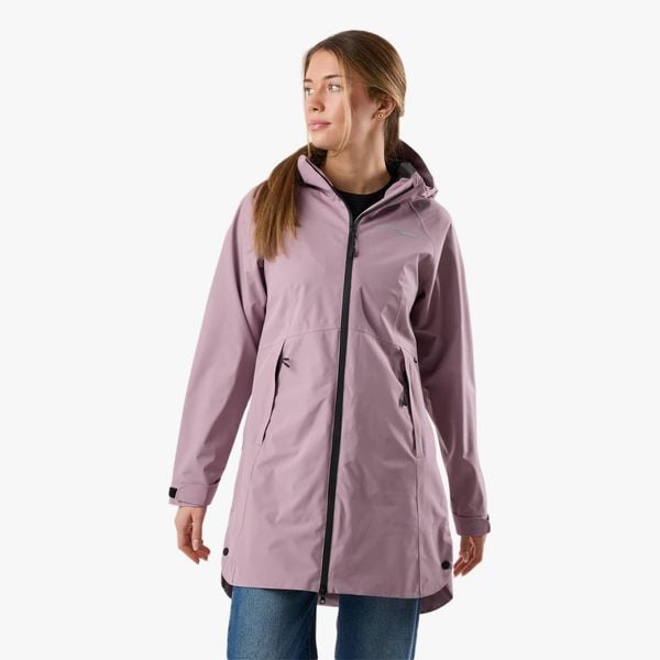 Kurtka Przeciwdeszczowa Kobieta Orust Wodoodporny. Czarne kurtki damskie SWEDEMOUNT, xl, z kapturem. Za 270.99 zł.