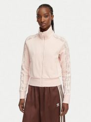 Adidas Bluza Firebird Lace KC6450 Różowy Slim Fit. Czerwone bluzy bez kaptura damskie Adidas, l, z bawełny. Za 349.99 zł.