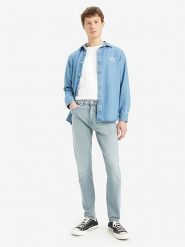 Levi´s Dżinsy "512" - Slim fit - w kolorze błękitnym rozmiar: W34/L34. Niebieskie jeansy męskie . Za 171.28 zł.