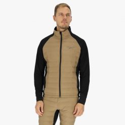 Kurtka do narciarstwa biegowego Męska Swedemount Nordic Hybrid Oddychająca. Czarne kurtki męskie SWEDEMOUNT, m, bez wzorów, z tkaniny, bez kaptura, na fitness i siłownię. Za 399.99 zł.